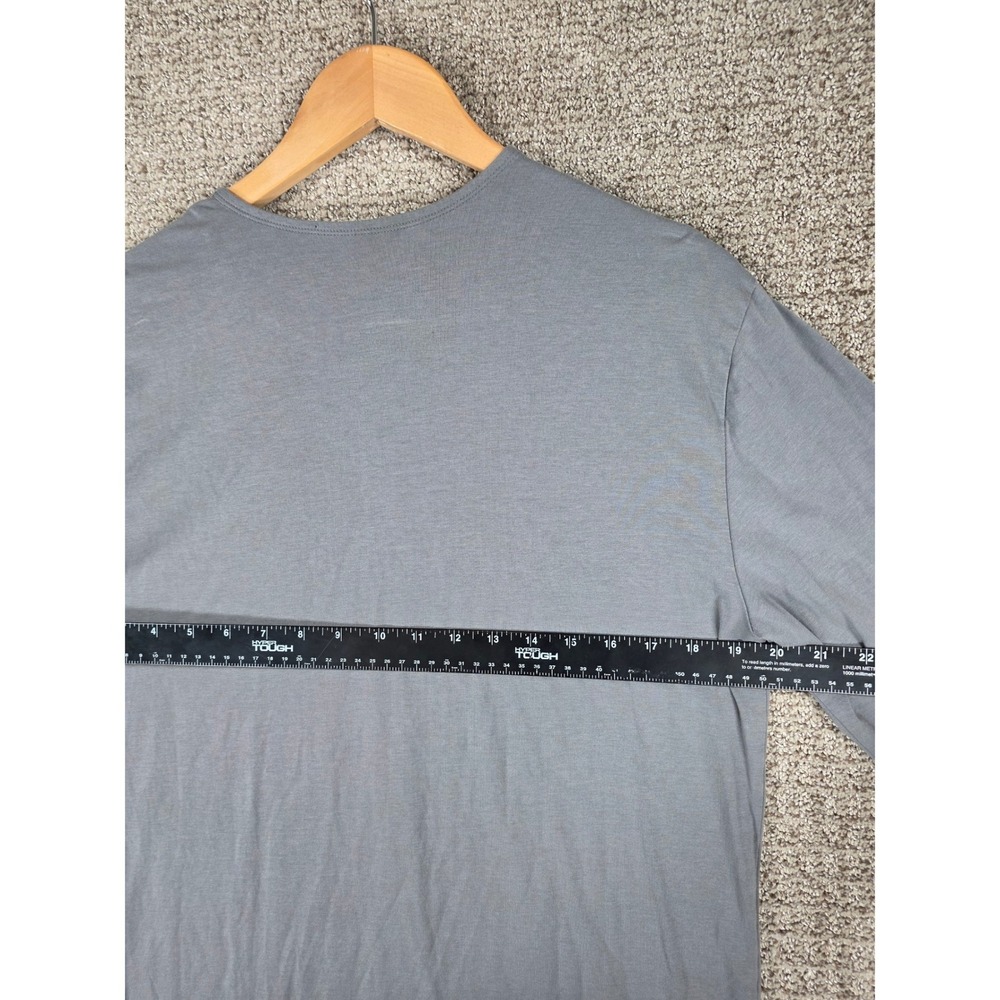 Nobull Mens Large Gray Long Sleeve Training Shirt Modal Cotton Lycra Blend Soft - Picture 5 of 6